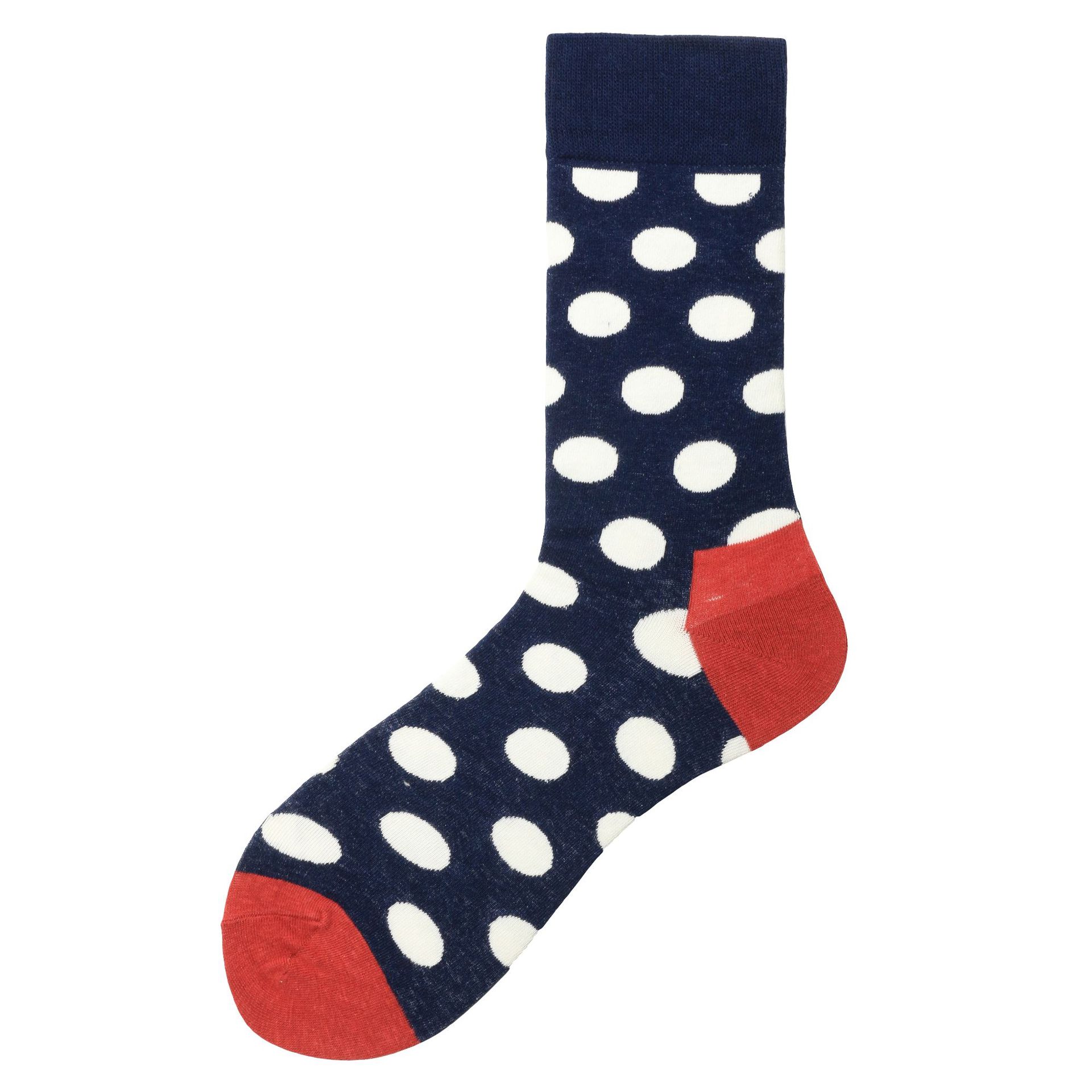 2020 Winter Tide Personality Happy Colorful Dots In Tube Socks Men